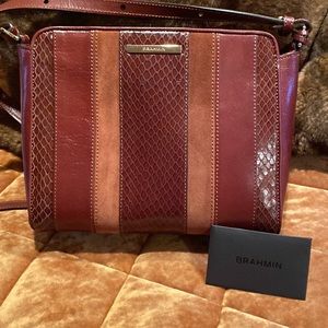 Brahmin Carrie Crossbody Pecan Windsor